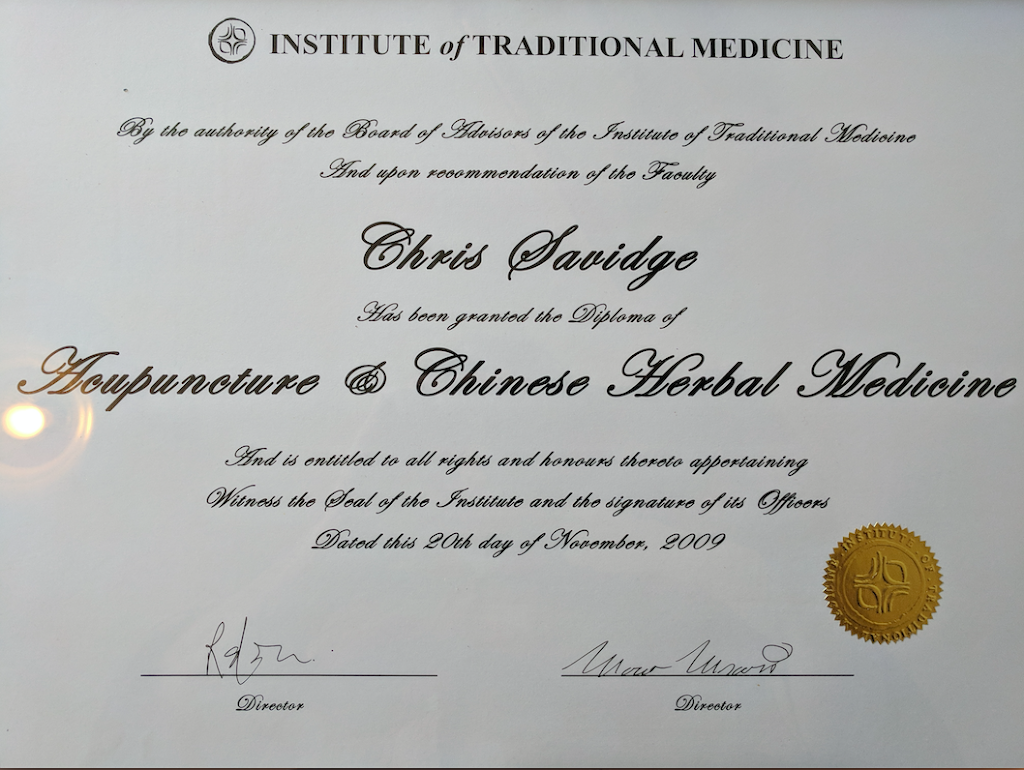 Savidge Health Acupuncture & Chinese Herbal Medicine | 70 Courtice Crescent, Collingwood, ON L9Y 4G1, Canada | Phone: (647) 882-2287