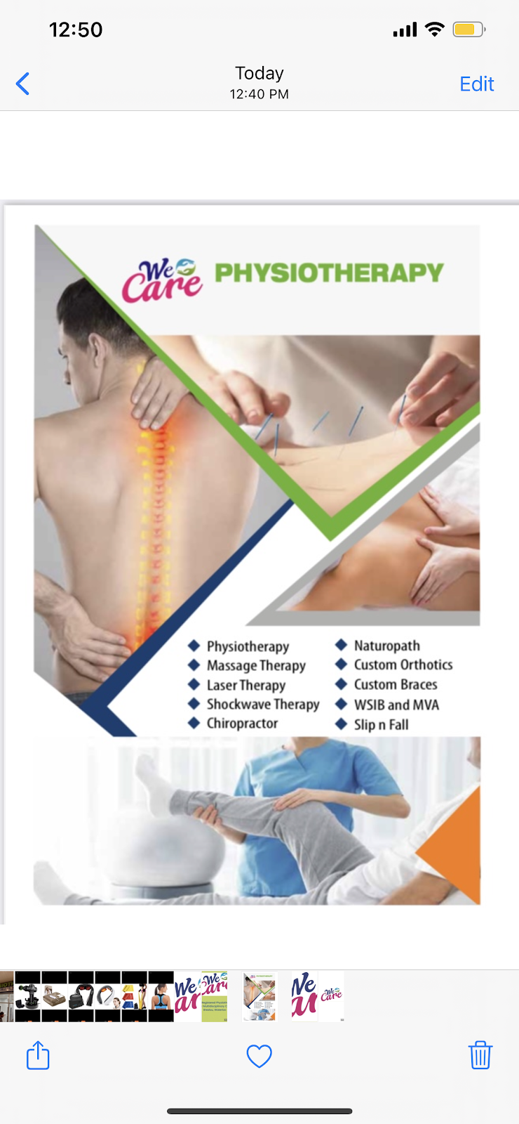 WE CARE PHYSIOTHERAPY | 10 Townsend Dr Unit 16, Breslau, ON N0B 1M0, Canada | Phone: (519) 648-2646