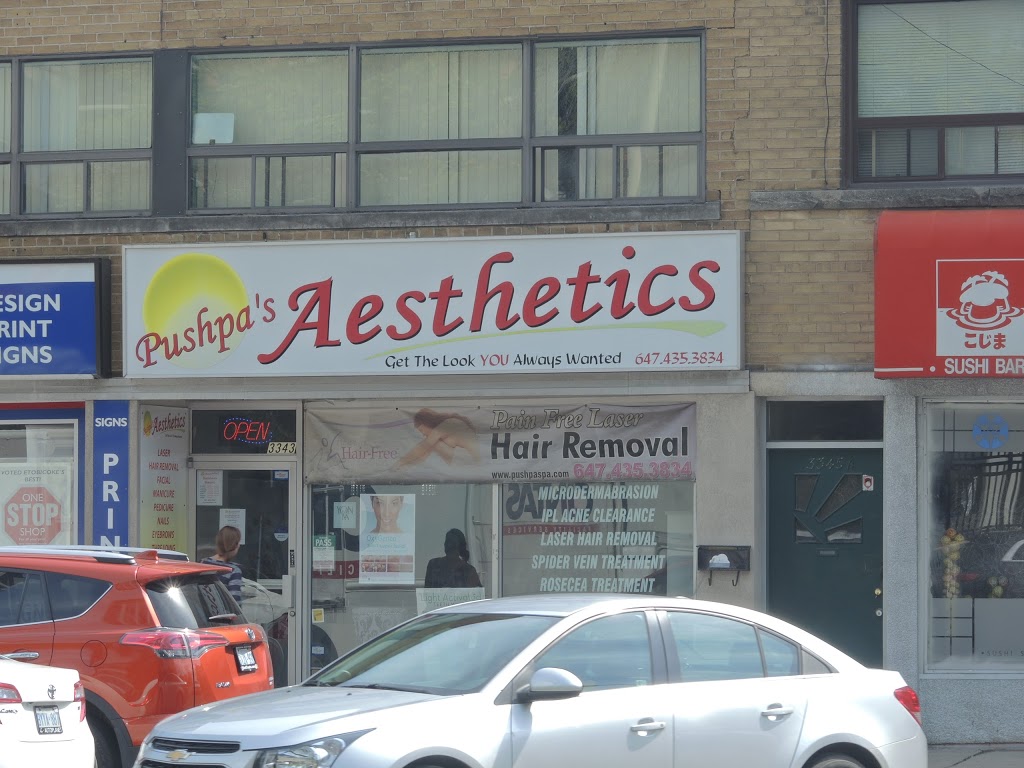 Pushpas aesthetics | 3343 Bloor St W, Etobicoke, ON M8X 1E9, Canada | Phone: (647) 435-3834