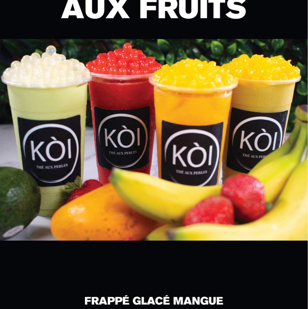 Koi bubble tea | 1775 Boulevard Saint-Martin O, Laval, QC H7S 1N2, Canada | Phone: (450) 682-5335