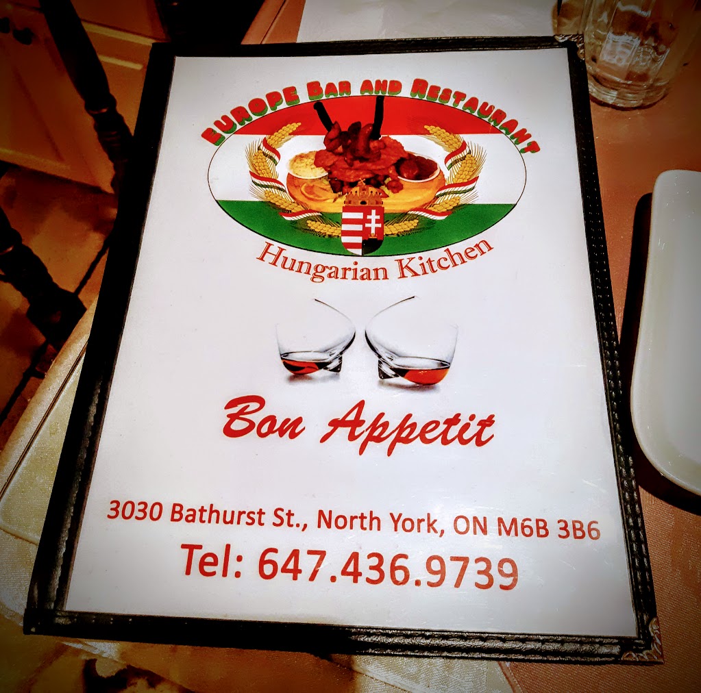 Europe Bar And Restaurant | 3030 Bathurst St, North York, ON M6B 3B6, Canada | Phone: (647) 436-9739