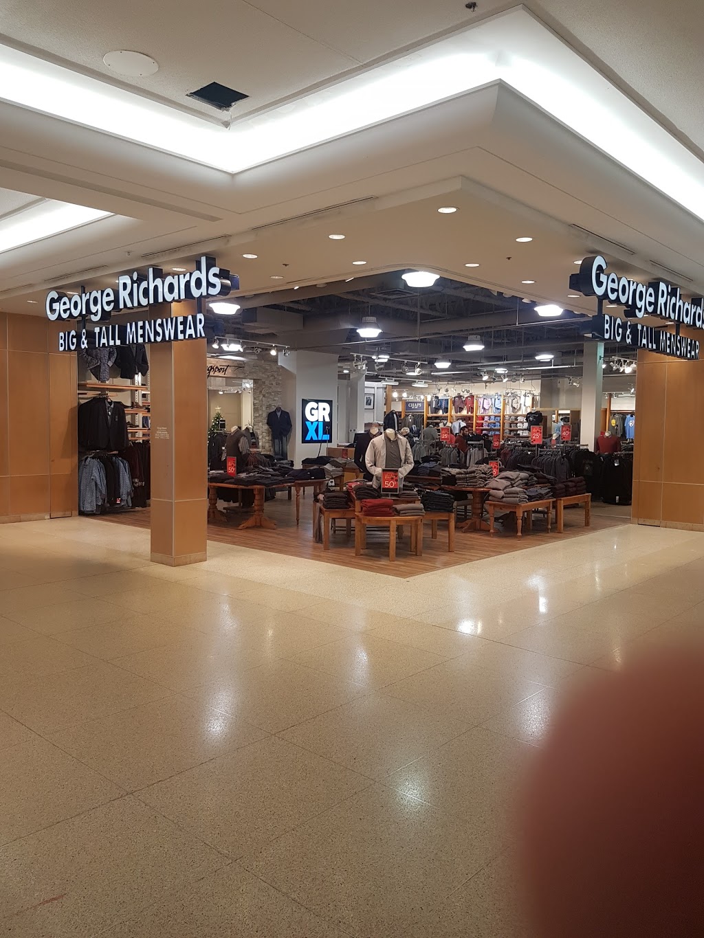 George Richards Big & Tall | 8882 170 St NW Unit 2049, Edmonton, AB T5T 3J7, Canada | Phone: (780) 444-1240