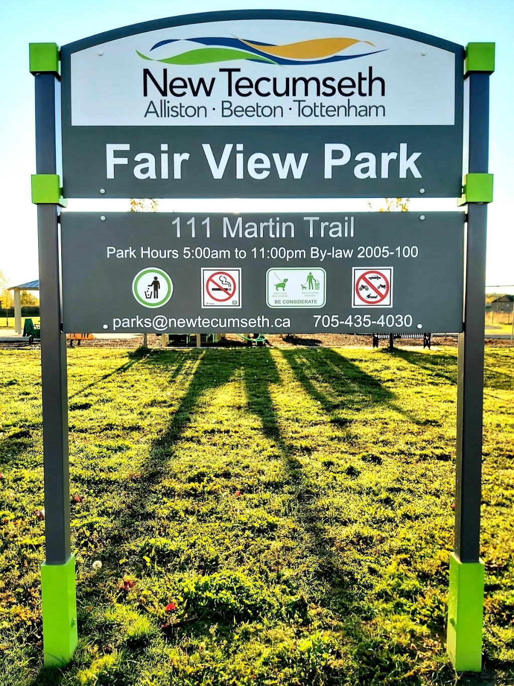 Fair View Park | 111 Martin Trail, Tottenham, ON L0G 1W0, Canada | Phone: (705) 435-4030