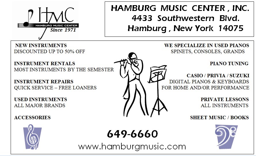 Hamburg Music Center | 4433 Southwestern Blvd, Hamburg, NY 14075, USA | Phone: (716) 649-6660