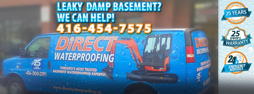 Direct Basement Waterproofing | 4 Faversham Crescent, Etobicoke, ON M9C 3X4, Canada | Phone: (416) 454-7575