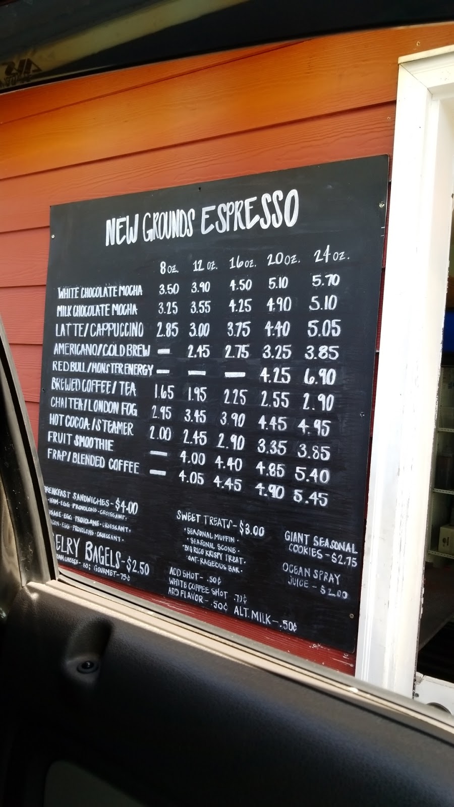 New Grounds Espresso | 2095 E Smith Rd, Bellingham, WA 98226, USA | Phone: (360) 966-3861