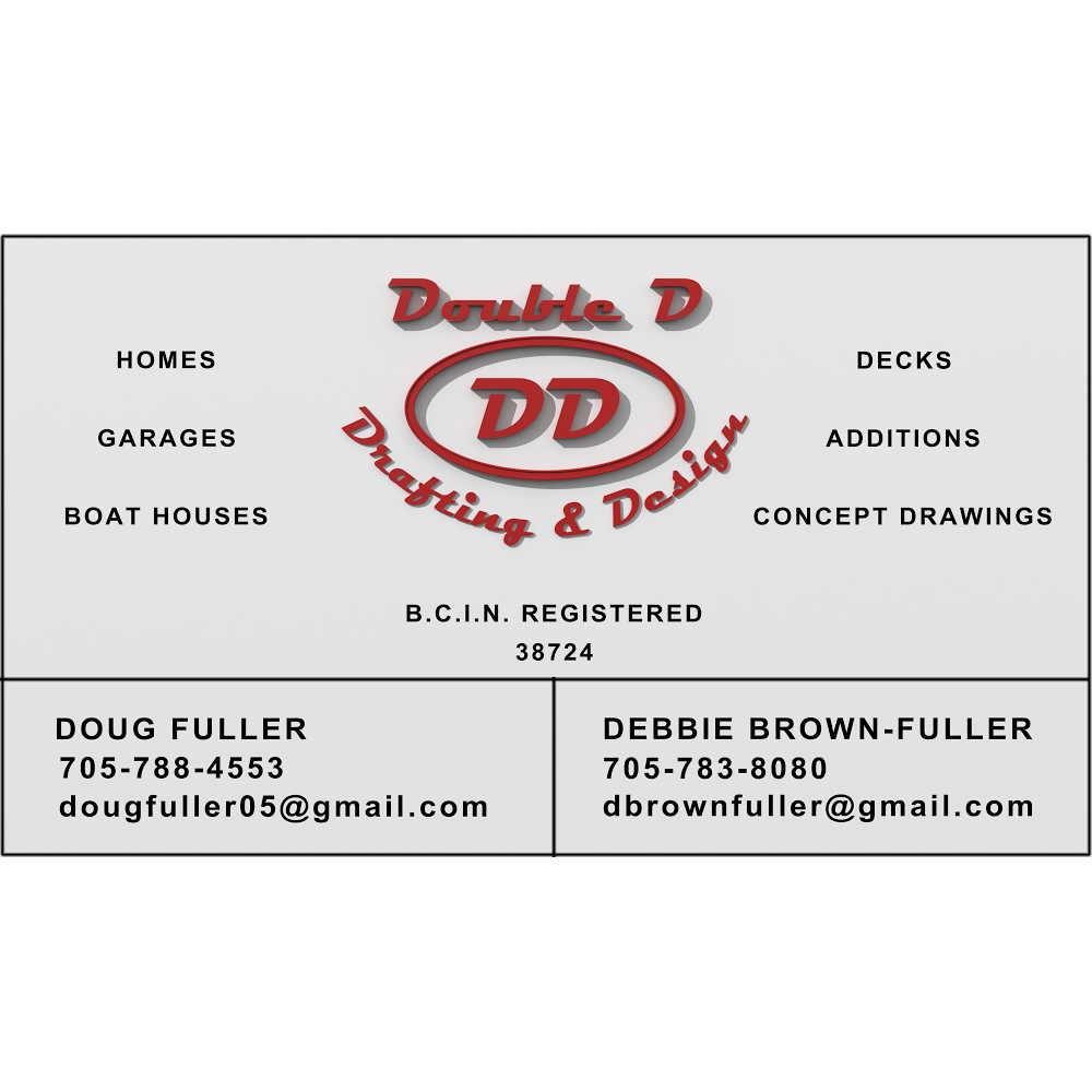 Double D Drafting & Design | 4277 Stisted Rd S, Sprucedale, ON P0A 1Y0, Canada | Phone: (705) 783-8080