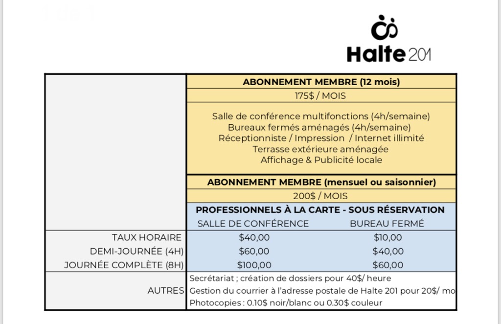 HALTE 201 | 201 Rue Champlain local 102, Bromont, QC J2L 3B2, Canada | Phone: (450) 534-4484
