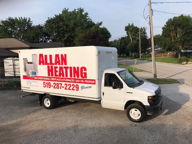 Allan Heating & Sheet Metal | 151 Water St, Glencoe, ON N0L 1M0, Canada | Phone: (519) 287-2229