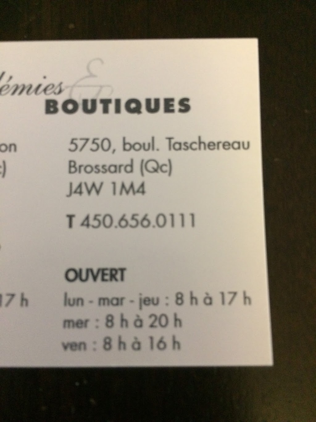 Cantin Beauté | 5750 Bd Taschereau, Brossard, QC J4W 1M4, Canada | Phone: (450) 656-0111