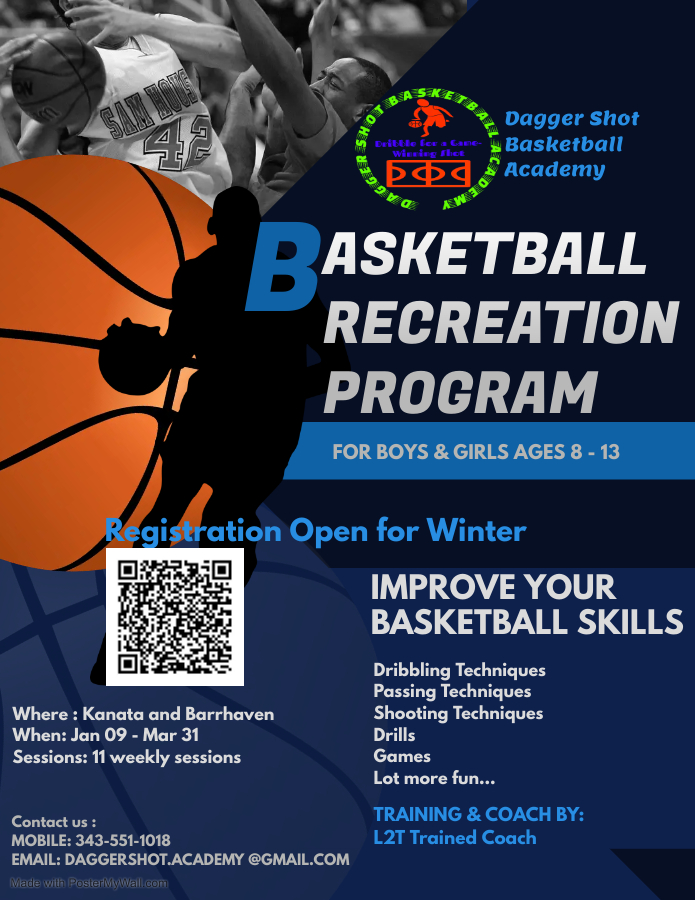 Dagger Shot Basketball Academy | 1200 Halton Terrace, Kanata, ON K2W 1H9, Canada | Phone: (343) 551-1018