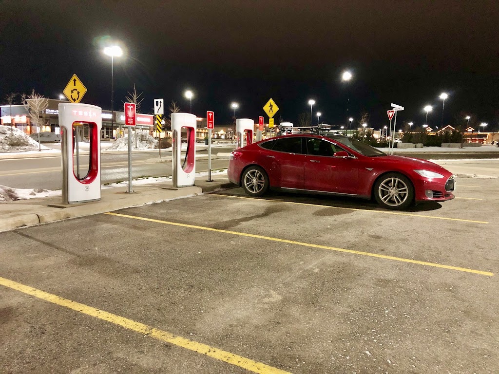 Tesla Supercharger 100 Mapleview Dr E, Barrie, ON L4N 9H6, Canada