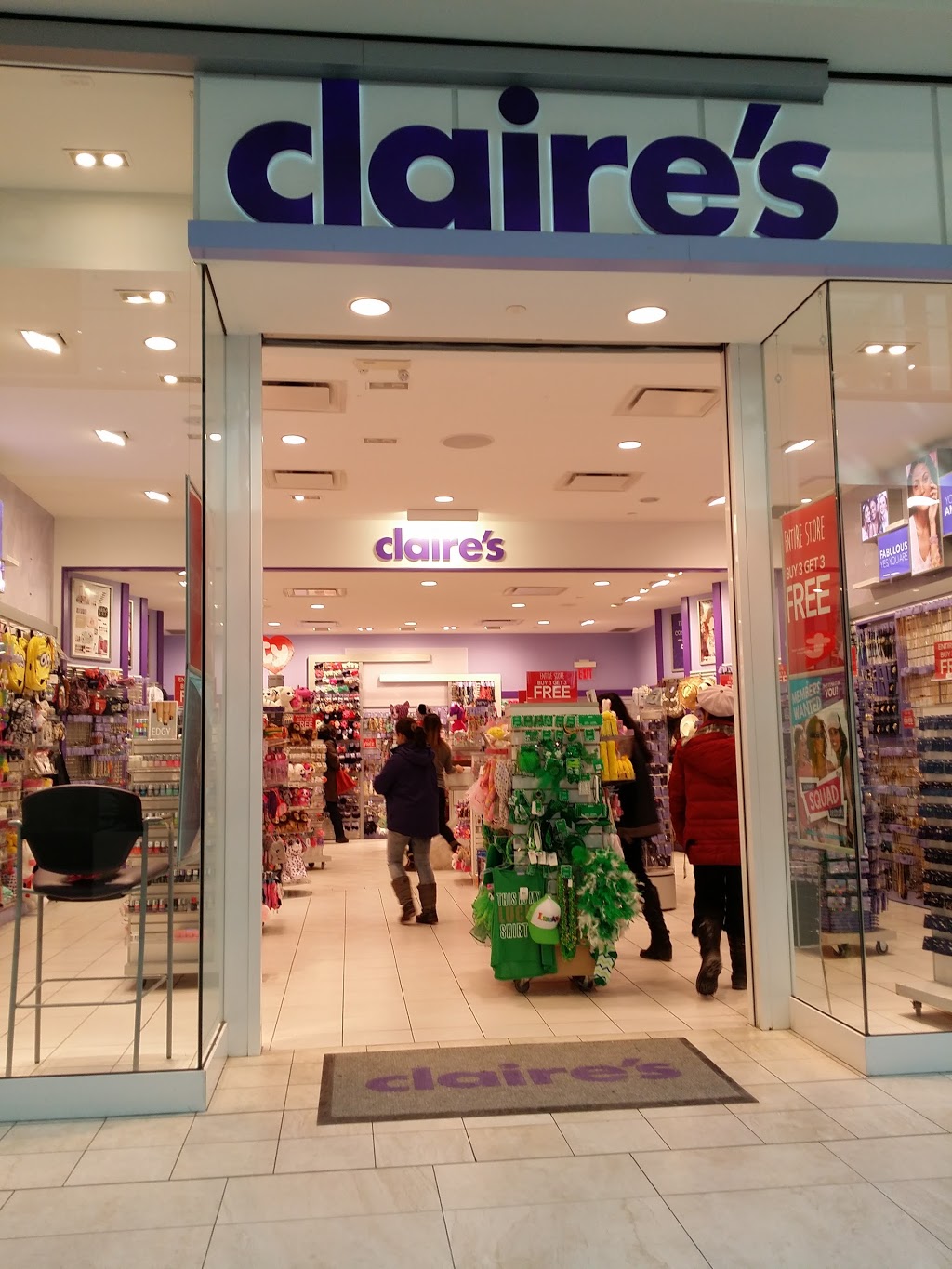Claires | 5000 Hwy 7 Suite 335, Markham, ON L3R 4M9, Canada | Phone: (905) 946-0172