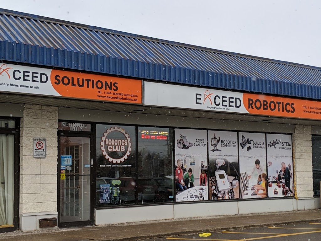 Exceed Robotics - Robotics, Coding and AI Club for Kids | 248 Steeles Ave W #6, Thornhill, ON L4J 1A1, Canada | Phone: (844) 339-2333