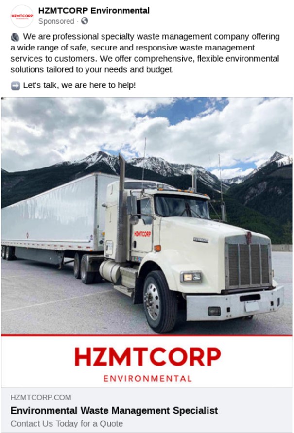 HZMTCORP Environmental | 15355 24 Ave #800, Surrey, BC V4A 2H9, Canada | Phone: (604) 677-5100