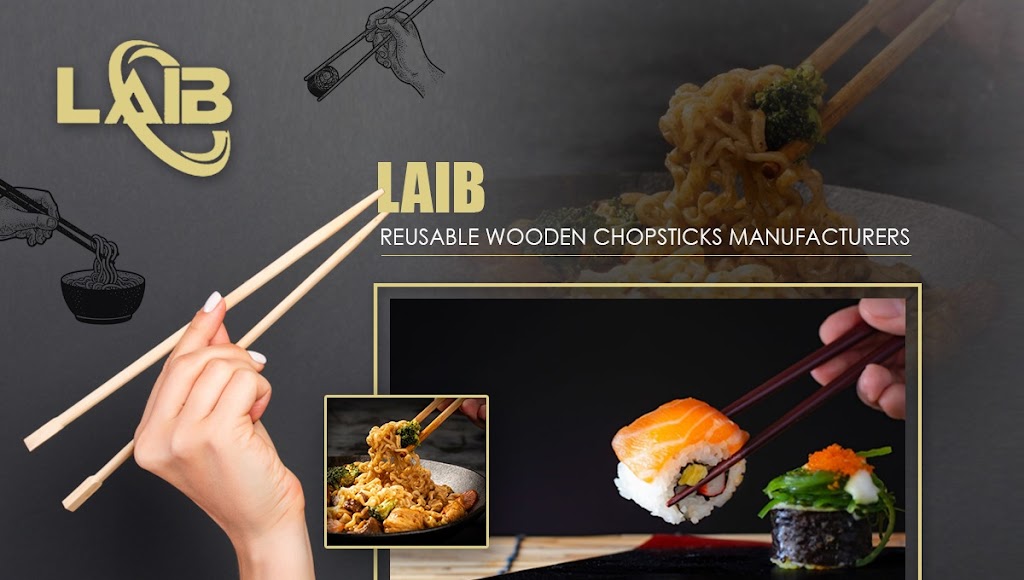 Laib Chopsticks | 39 Adanac Dr, Whitby, ON L1N 2K6, Canada | Phone: (289) 356-7862