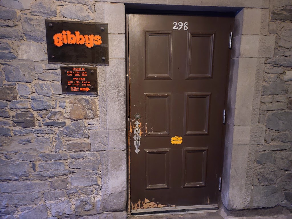 Gibbys | 298 Pl. dYouville, Montréal, QC H2Y 2B6, Canada | Phone: (514) 282-1837