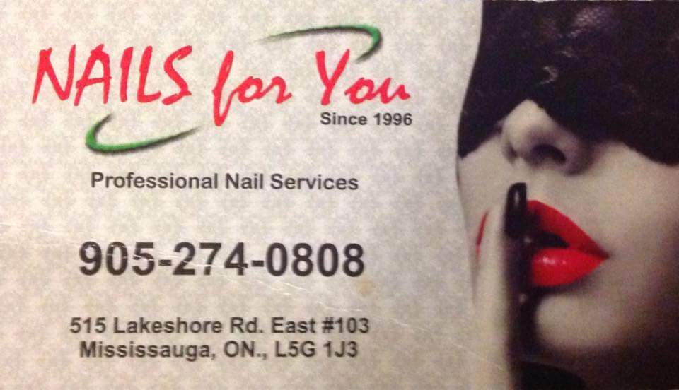 Nails For You Lakeview | 515 103 Lakeshore Rd E #103, Mississauga, ON L5G 1J3, Canada | Phone: (905) 274-0808