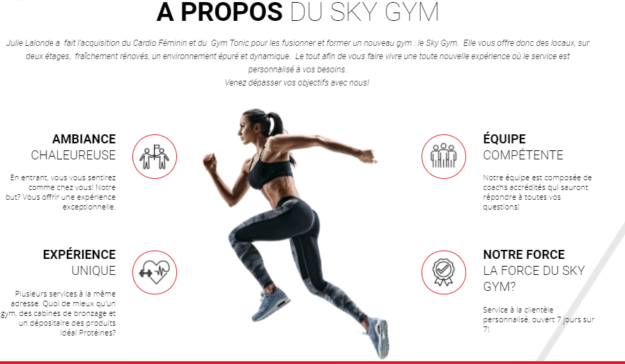 Gym Tonic + | 6314 Rue Salaberry, Lac-Mégantic, QC G6B 1J1, Canada | Phone: (819) 583-0990
