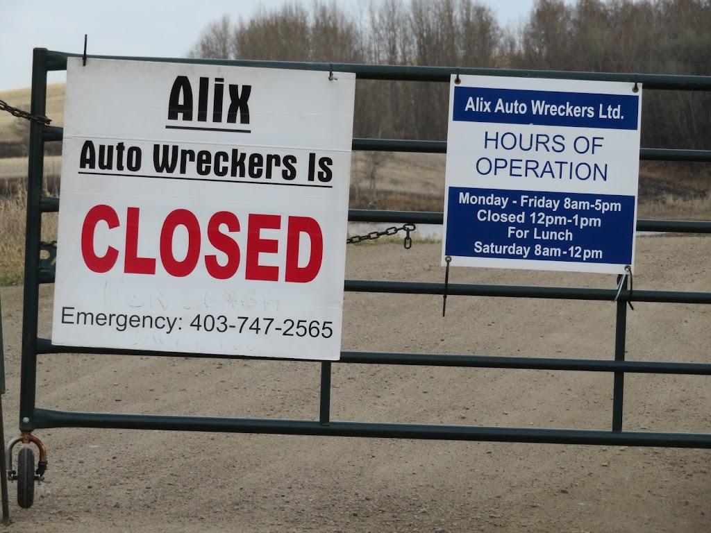 Alix Auto Wreckers | car repair | 23221 Township Rd 394, Alix, AB T0C 0B0, Canada | 4037472565 OR +1 403-747-2565