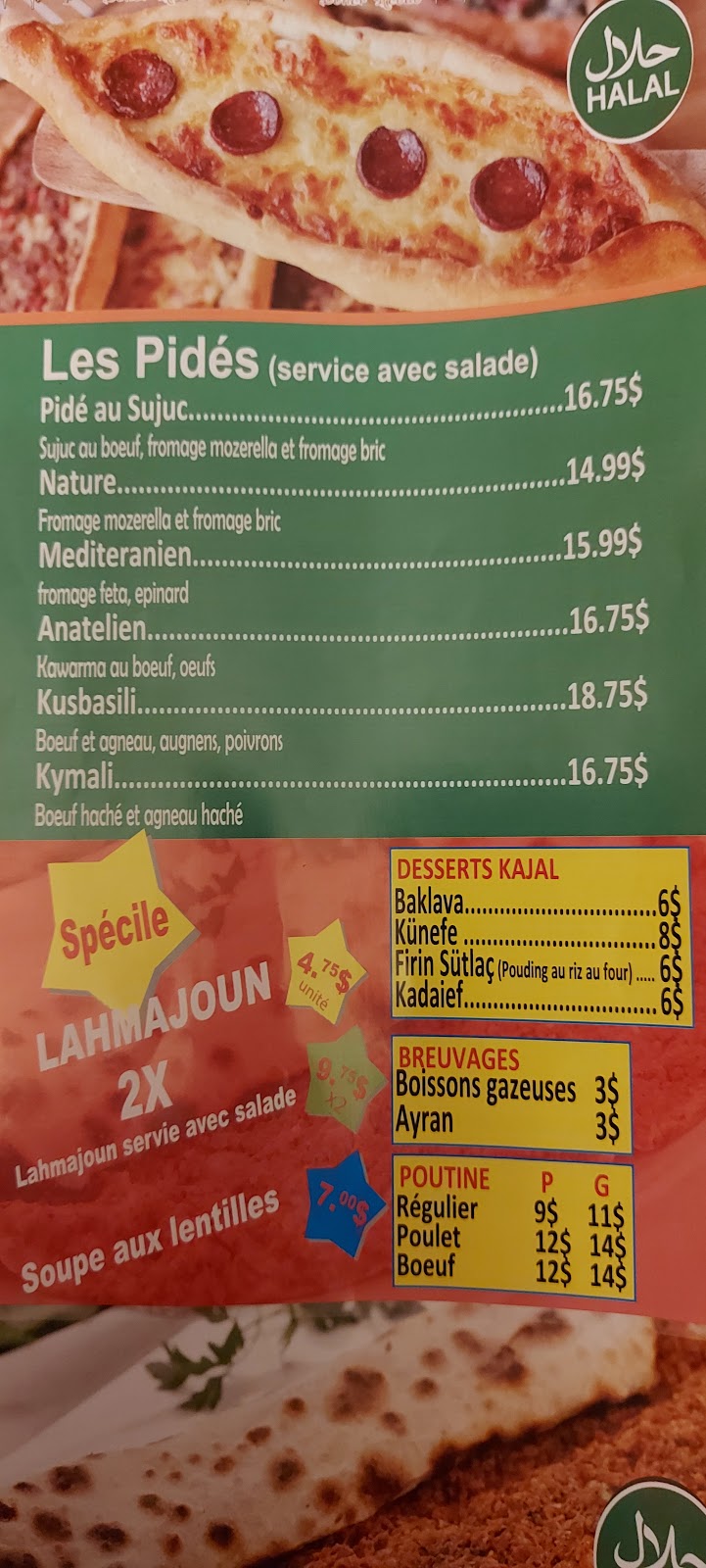 Kajal Doner Kebab | 4979 Rue de Charleroi, Montréal-Nord, QC H1G 2Z2, Canada | Phone: (438) 380-3500