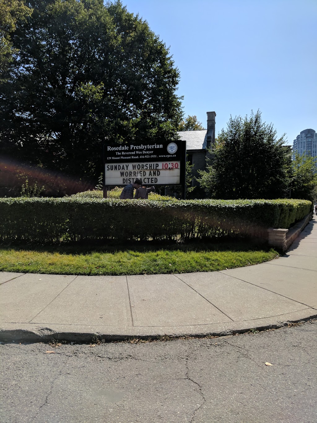 Rosedale Presbyterian Church | 129 Mt Pleasant Rd, Toronto, ON M4W 1R4, Canada | Phone: (416) 921-1931