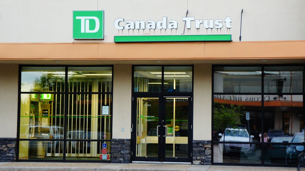 TD Canada Trust Branch and ATM | 9604 142 St NW, Edmonton, AB T5N 4B2, Canada | Phone: (780) 448-8765