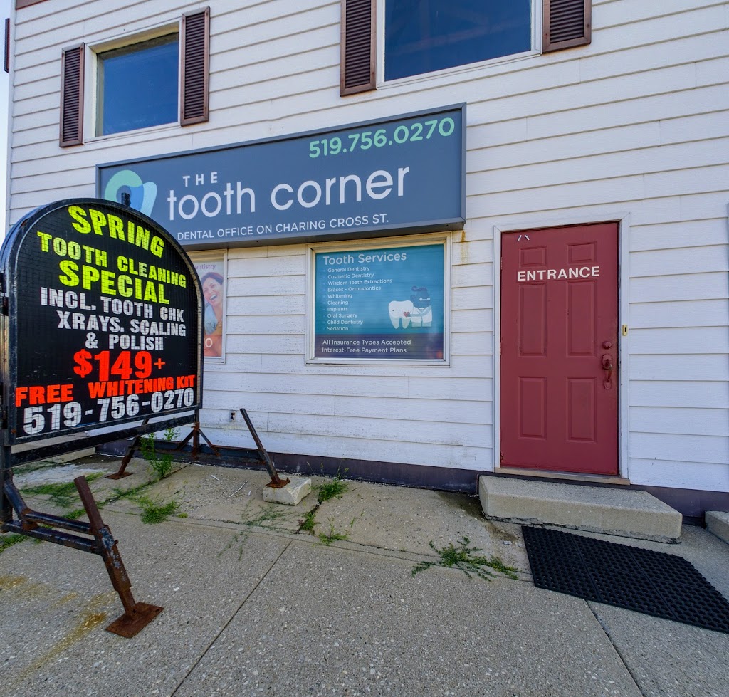 The Tooth Corner on Charing Cross St. 143 Charing Cross St, Brantford