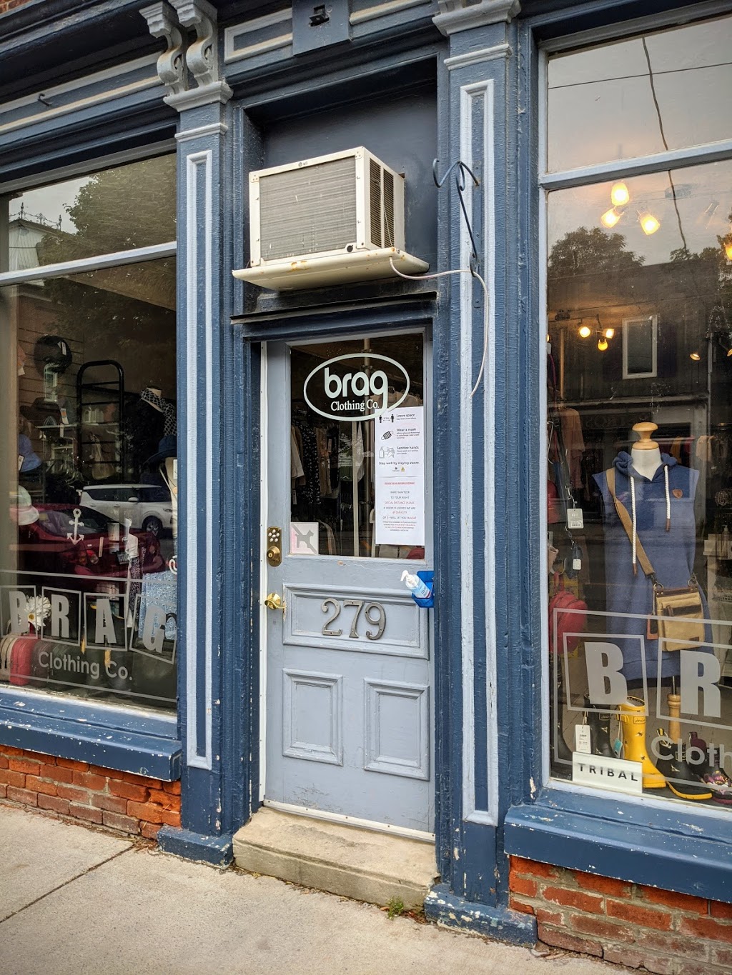 Brag Clothing Company | 279 Bloomfield Main St, Bloomfield, ON K0K 1G0, Canada | Phone: (613) 393-5509