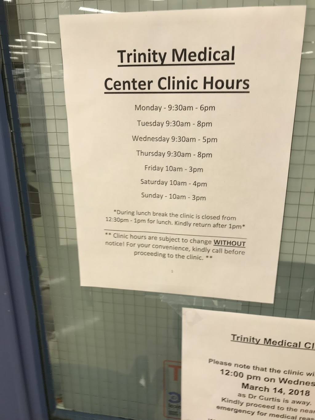 Trinity Medical & Travel Clinic | 18120 Yonge St, East Gwillimbury, ON L9N 0J3, Canada | Phone: (905) 895-0008