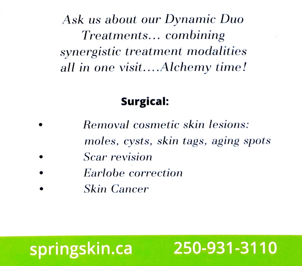 Spring Skin | 134 Hereford Ave, Salt Spring Island, BC V8K 2T4, Canada | Phone: (250) 931-3110