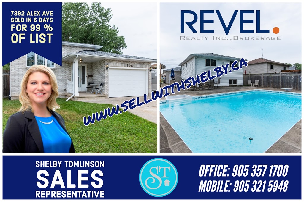 Sell with Shelby | Shelby Tomlinson - Sales Representative - Rev | 8685 Lundys Ln, Niagara Falls, ON L2H 1H4, Canada | Phone: (905) 321-5948