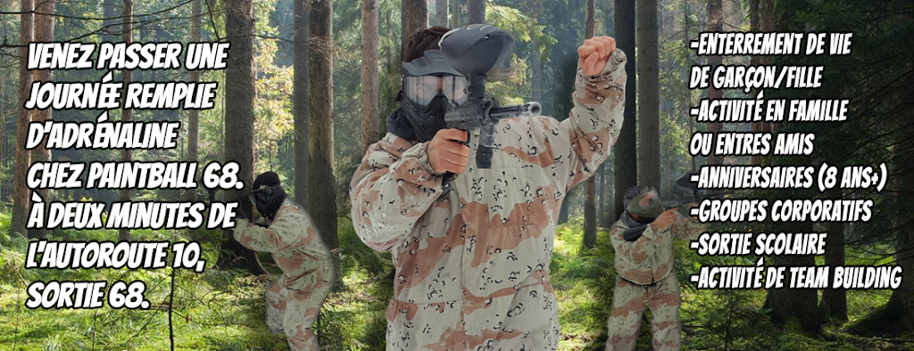 Paintball 68 Granby | 2954 Rue Brodeur E, Saint-Alphonse-de-Granby, QC J0E 2A0, Canada | Phone: (450) 991-2080
