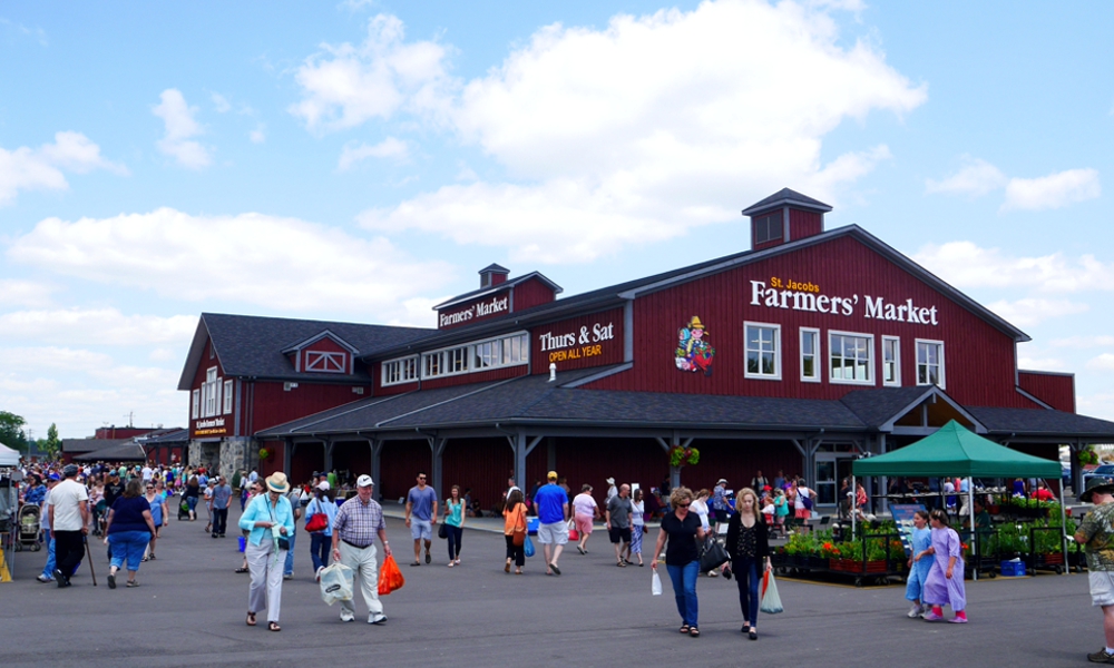 St. Jacobs Farmers Market & Flea Market | 878 Weber St N, Woolwich, ON N2J 4A9, Canada | Phone: (519) 747-1830