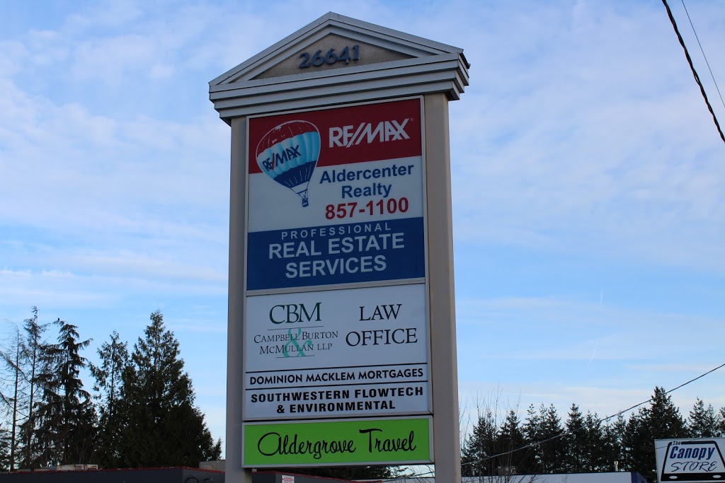 RE/MAX Aldercenter Realty | 26641 Fraser Hwy, Aldergrove, BC V4W 3L1, Canada | Phone: (604) 857-1100