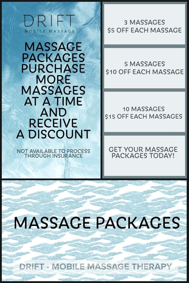 Drift - Mobile Massage Therapy | 51215 Range Rd 20, Parkland County, AB T7Y 2G3, Canada | Phone: (780) 868-4494