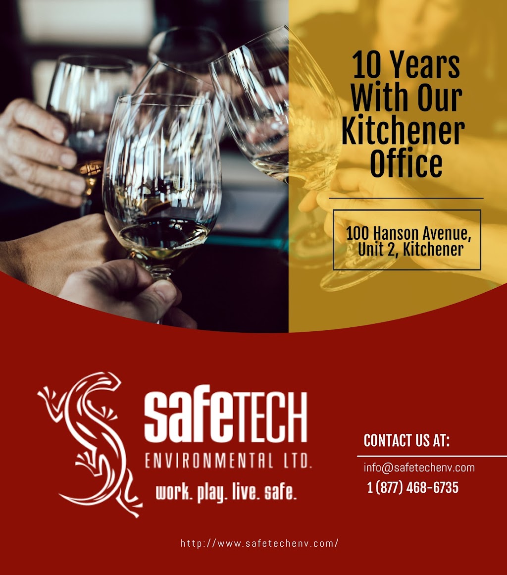 Safetech Environmental Ltd. | 100 Hanson Ave unit 2, Kitchener, ON N2C 2E2, Canada | Phone: (519) 954-2732