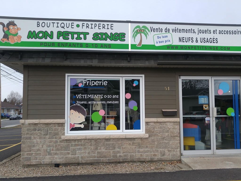 Friperie Mon Petit Singe | 854 Boulevard des Bois Francs S, Victoriaville, QC G6P 5W4, Canada | Phone: (819) 960-2024