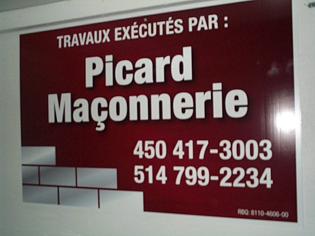 Maçonnerie Mascouche rive nord Picard | 3059 Av. Laurier, Mascouche, QC J7K 1G2, Canada | Phone: (514) 799-2234