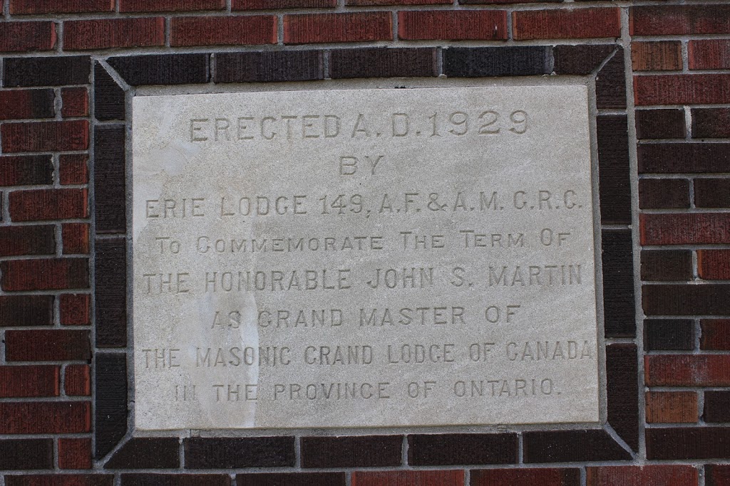 Erie Lodge No. 149 | 425 Main St, Port Dover, ON N0A 1N0, Canada | Phone: (519) 583-0440