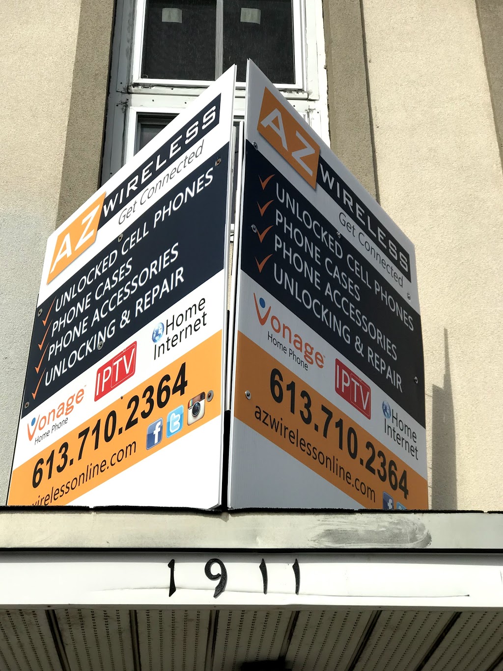 AZ WIRELESS | 1642 Merivale Rd, Nepean, ON K2G 4A1, Canada | Phone: (613) 421-2364