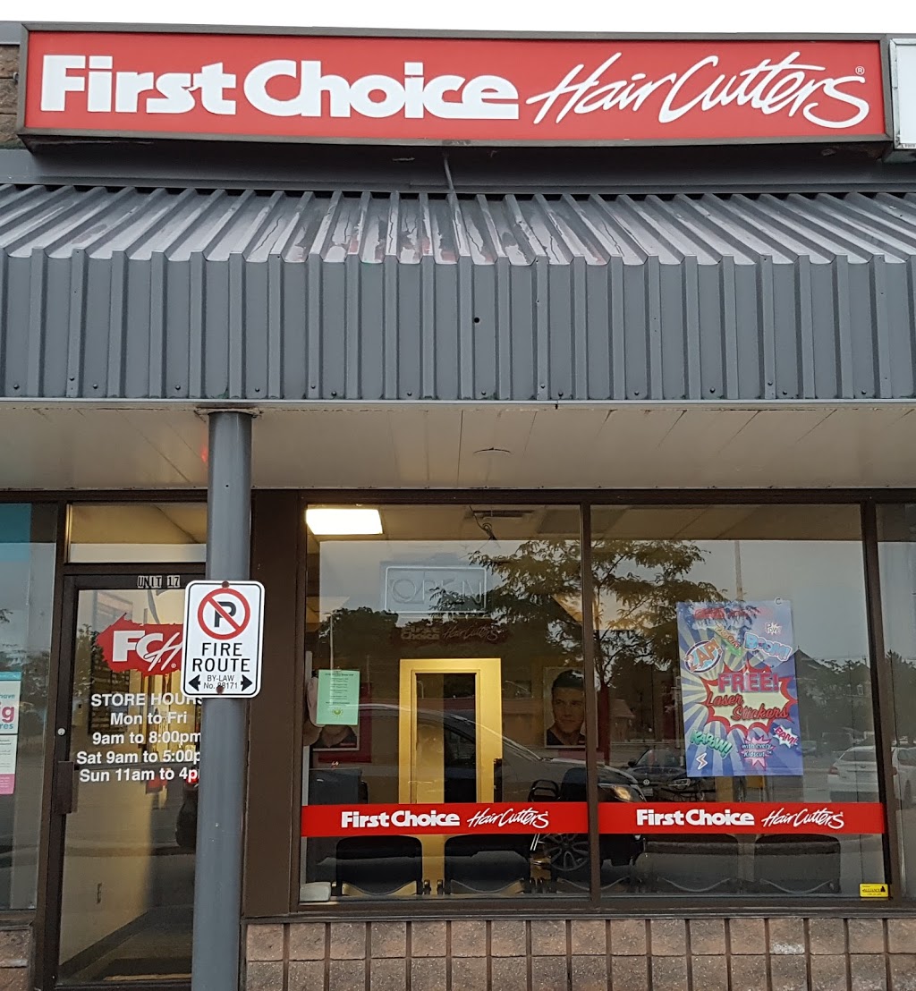 First Choice Haircutters | 1375 Weber St E #17, Kitchener, ON N2A 3A7, Canada | Phone: (519) 893-5353
