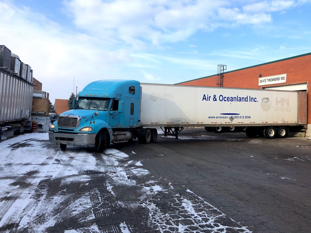 AIR & OCEANLAND INC | 16 Cadetta Rd, Brampton, ON L6P 0X4, Canada | Phone: (905) 612-9046