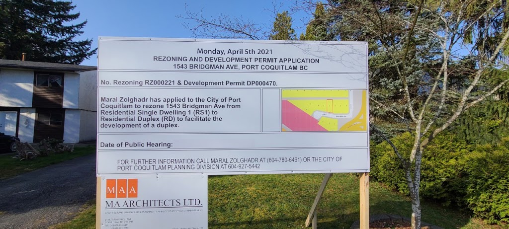 MA Architects Ltd. | 2116 Turnberry Ln, Coquitlam, BC V3E 3N3, Canada | Phone: (604) 780-3243