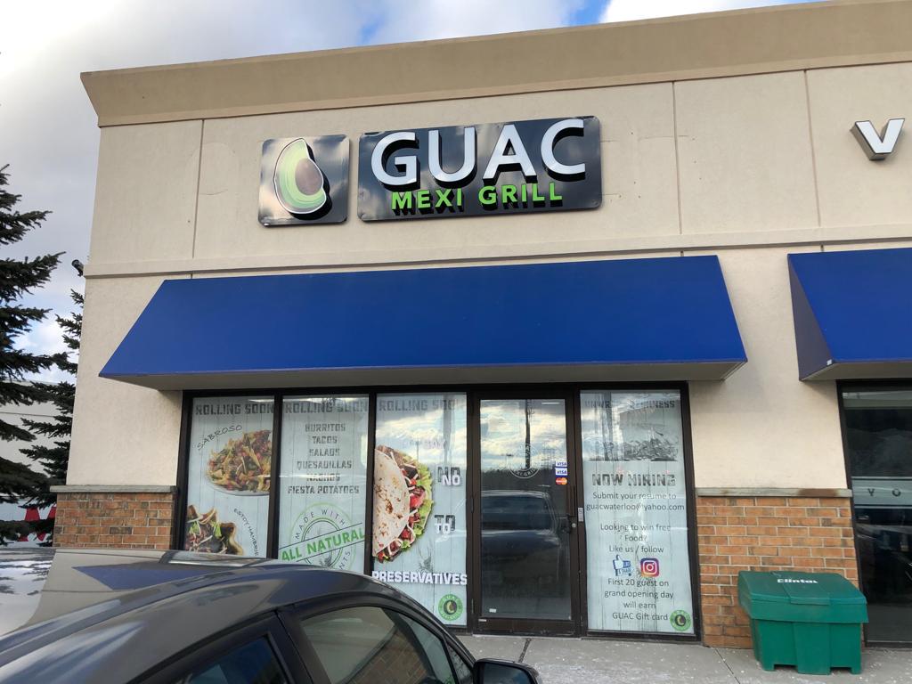 Guac Mexi Grill | 572 King St N Unit 4, Waterloo, ON N2L 6L3, Canada | Phone: (519) 725-4820