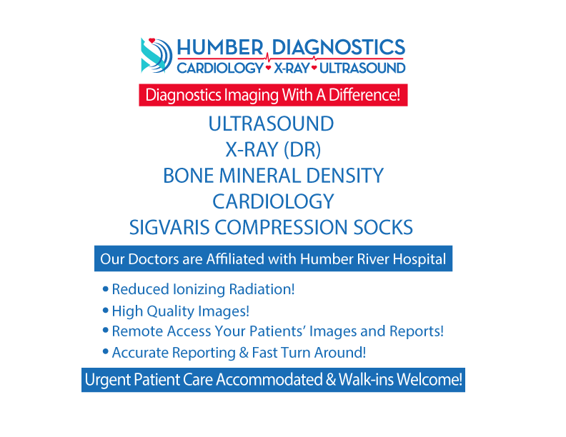 Humber Diagnostics Center | 1017 Wilson Ave Suite 100, North York, ON M3K 1Z1, Canada | Phone: (416) 631-7581