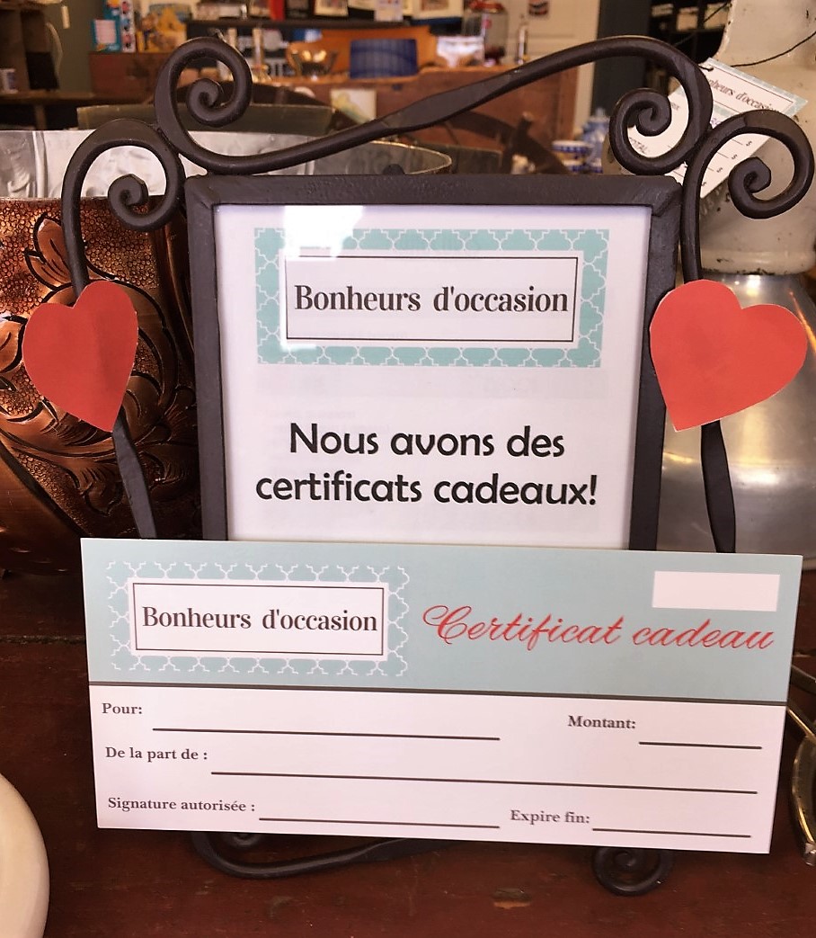 Bonheurs doccasion | 329 de, Rue de Rouville, Beloeil, QC J3G 1X1, Canada | Phone: (514) 232-9998