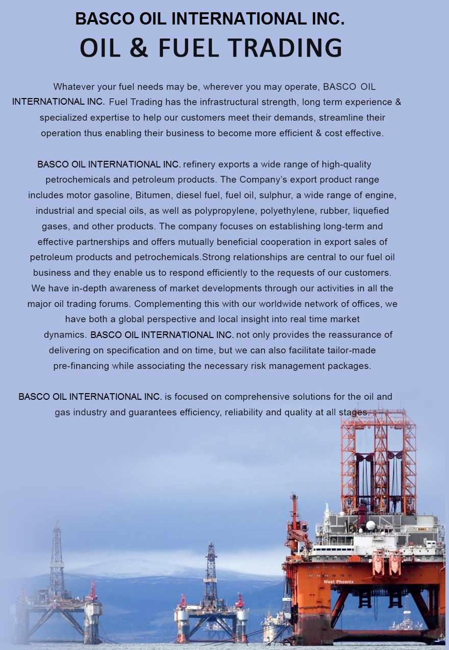 BASCO OIL INTERNATIONAL INC. | point of interest | 80 Acorn Pl #6, Mississauga, ON L4Z 4C9, Canada | 6476401965 OR +1 647-640-1965