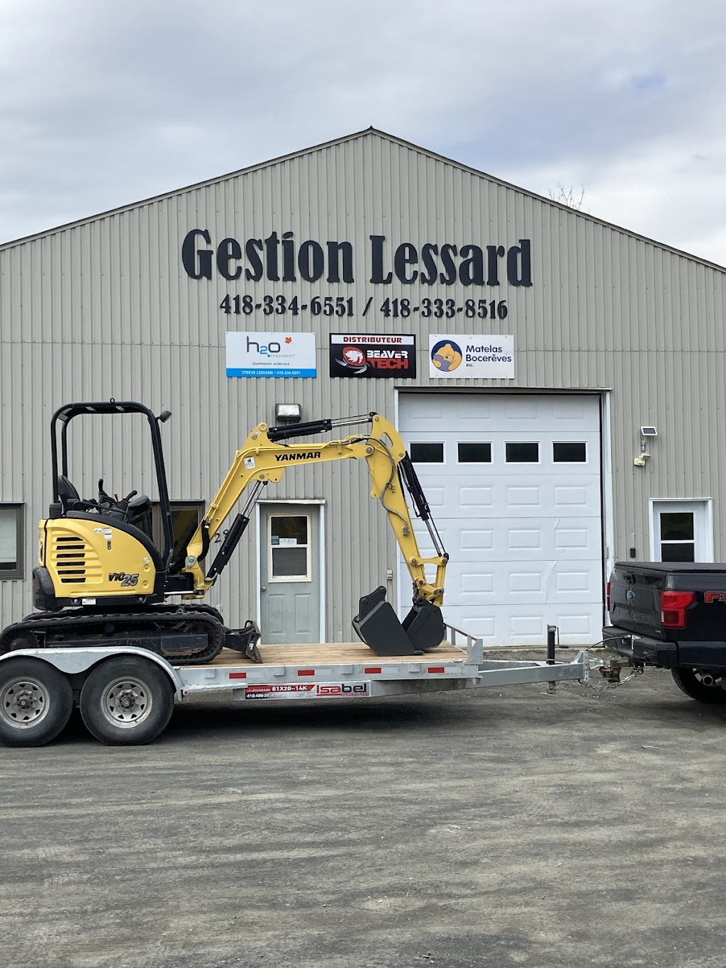 Gestion Lessard | 283 Rang Saint-Hilaire, Saint-Évariste-de-Forsyth, QC G0M 1S0, Canada | Phone: (418) 334-6551