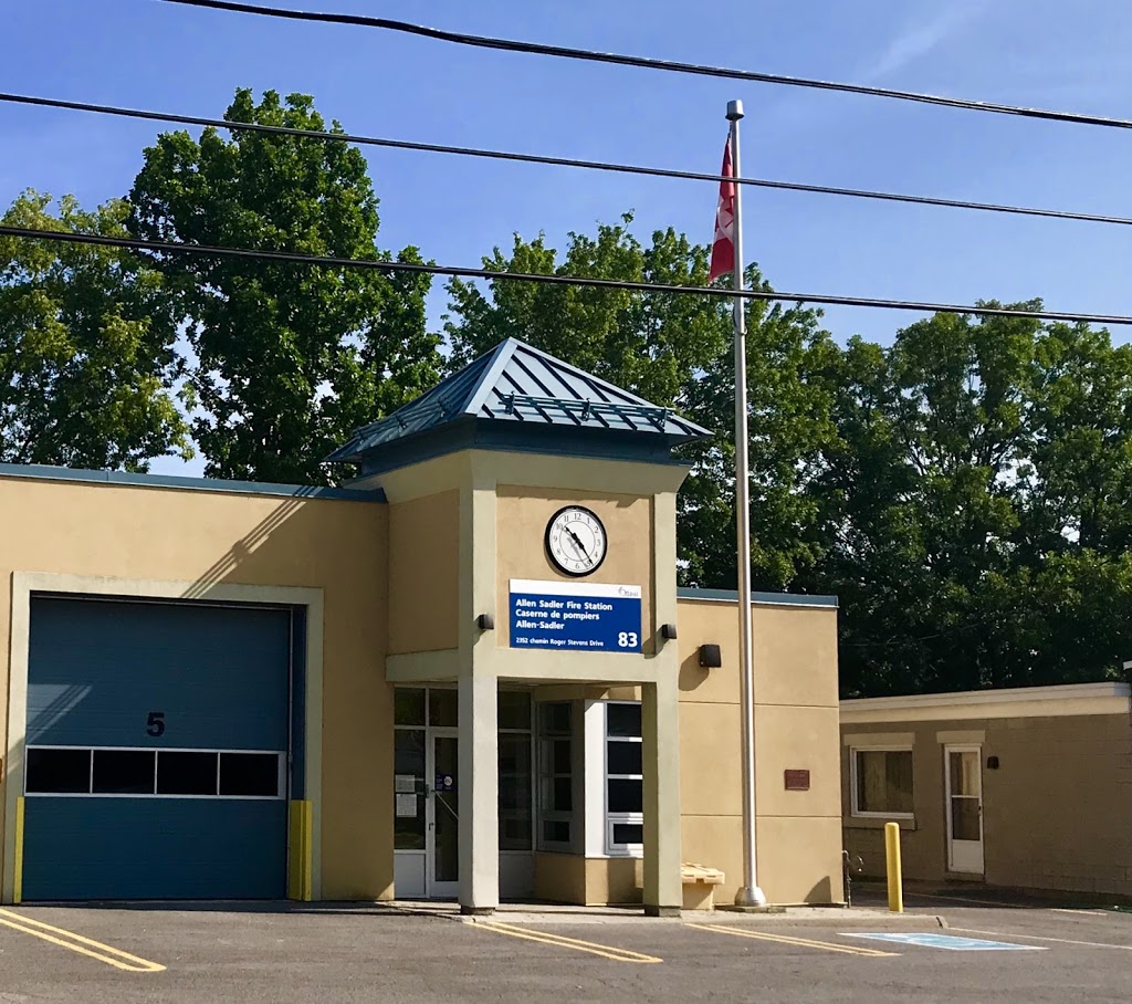Ottawa Fire Station 83 | 2352 Roger Stevens Dr, North Gower, ON K0A 2T0, Canada